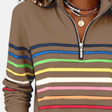 Vídeň | Mikina na zip s duhovými pruhy