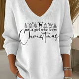 Natalia Christmas™ | Vánoční svetr s brokatovým stromečkem