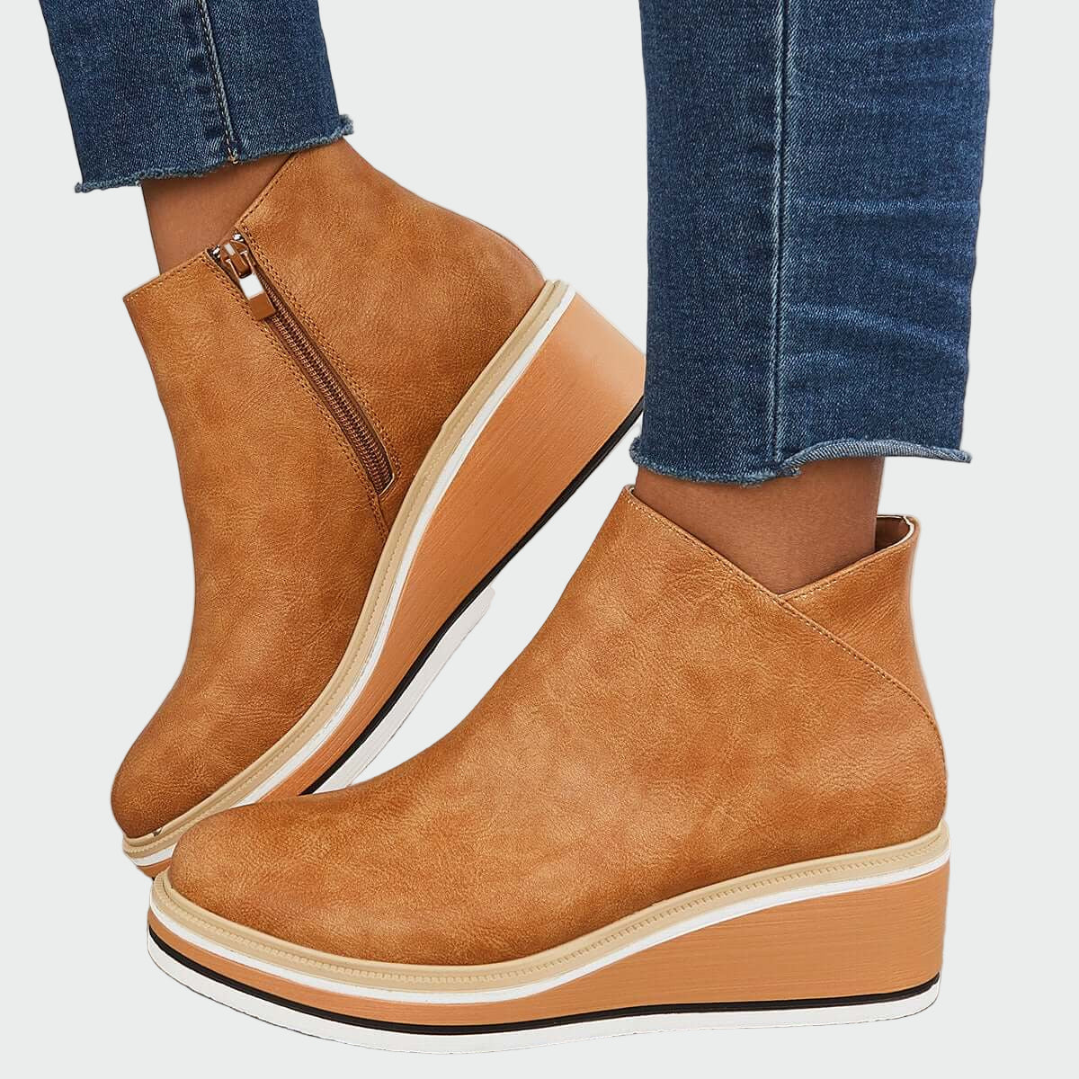 Ortopedické kožené boty