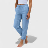 Klára - lněné Strečové Kalhoty