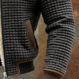 Elegantní prošívaná bunda s elegantním límcem