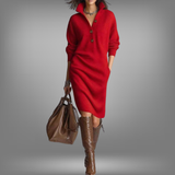 Lunori™ | Teplé pletené šaty Jane