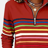 Vídeň | Mikina na zip s duhovými pruhy