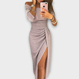 Lena - Elegantní šaty s odhalenými rameny