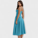 Rosalie - Elegantní bezrukávový korzetový šaty