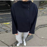 Elise – Luxusní dvouřadový krátký kabát