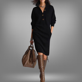 Lunori™ | Teplé pletené šaty Jane