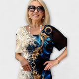 Barbara - Summer Dress with Floral Pattern