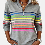 Vídeň | Mikina na zip s duhovými pruhy