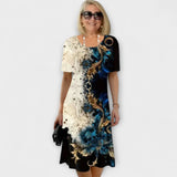 Barbara - Summer Dress with Floral Pattern