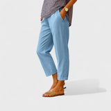 Otýlie - Letní Kalhoty z Lnu a Bavlny