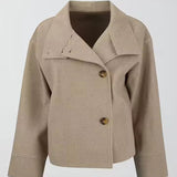 Elise – Luxusní dvouřadový krátký kabát