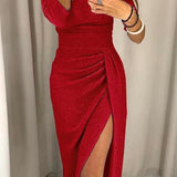 Lunori™ | Lesklé dlouhé šaty Elisa