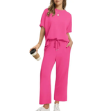 Emily™ - Oversized široké kalhoty dvoudílná souprava