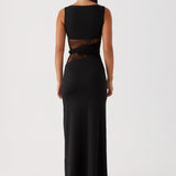 Leni | Maxi šaty s volným střihem, decentními výřezy a šněrováním