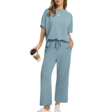 Emily™ - Oversized široké kalhoty dvoudílná souprava