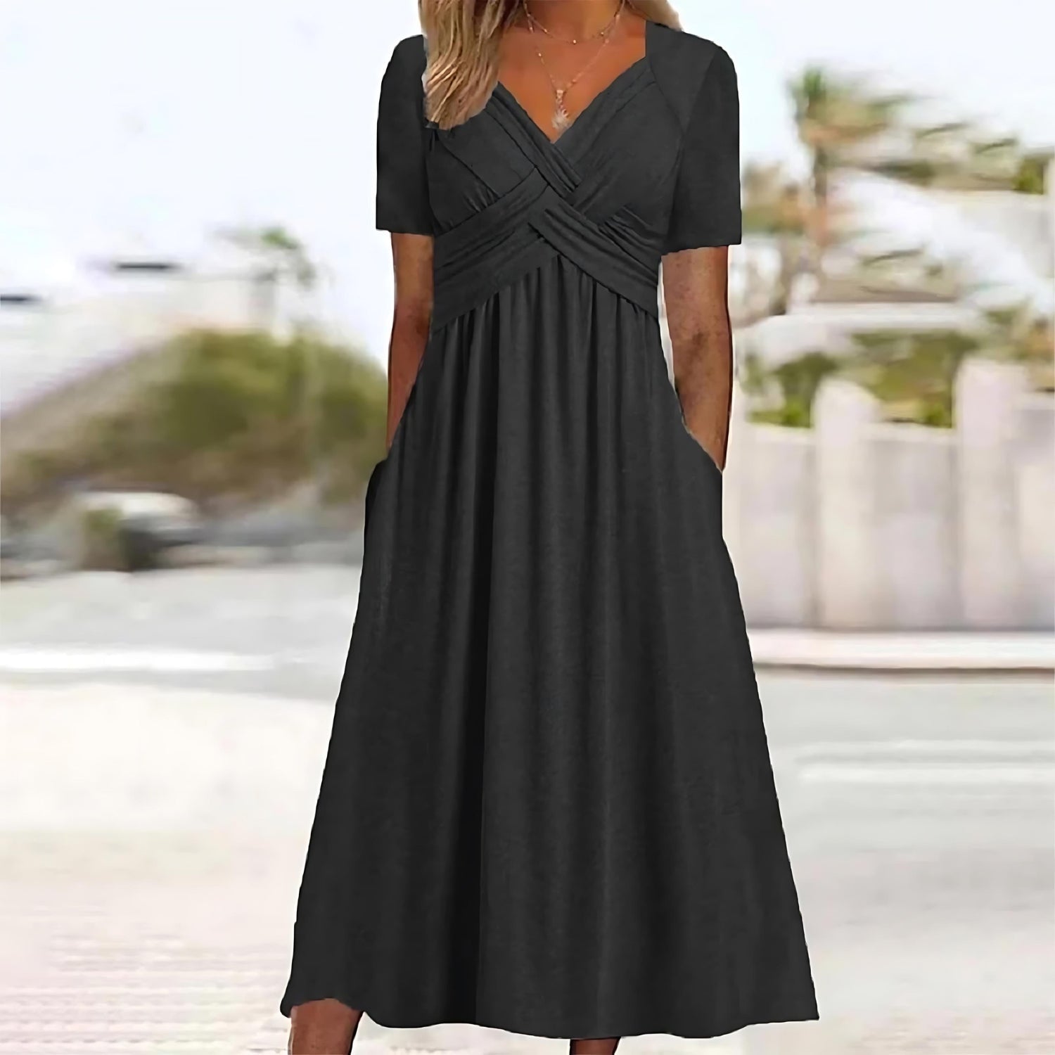 ISADORA | ELEGANTNÍ MIDI ŠATY A-LINE