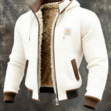 Elegantní prošívaná bunda s elegantním límcem