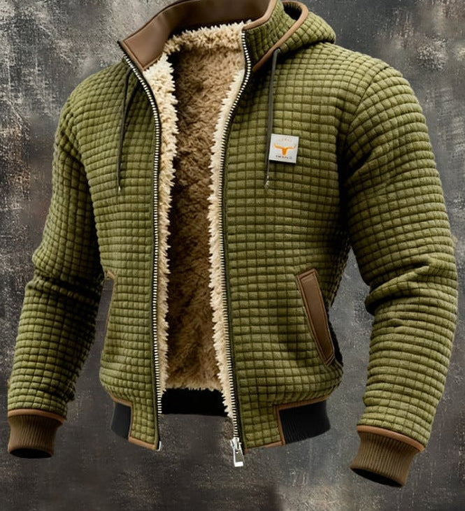 Elegantní prošívaná bunda s elegantním límcem