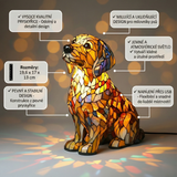 Lily soška duchovního zlatého retrívra