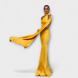 Chic Maxi šaty s odhalenými rameny a zavazováním za krk