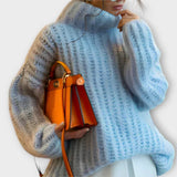 Měkká dámská mikina s dlouhým rukávem