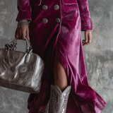 Lunori™ Victoria | Blazer šaty z sametu