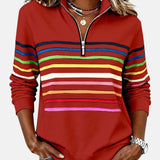 Vídeň | Mikina na zip s duhovými pruhy