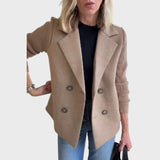 Emma – Elegantní blazer s úpletem na rukávech