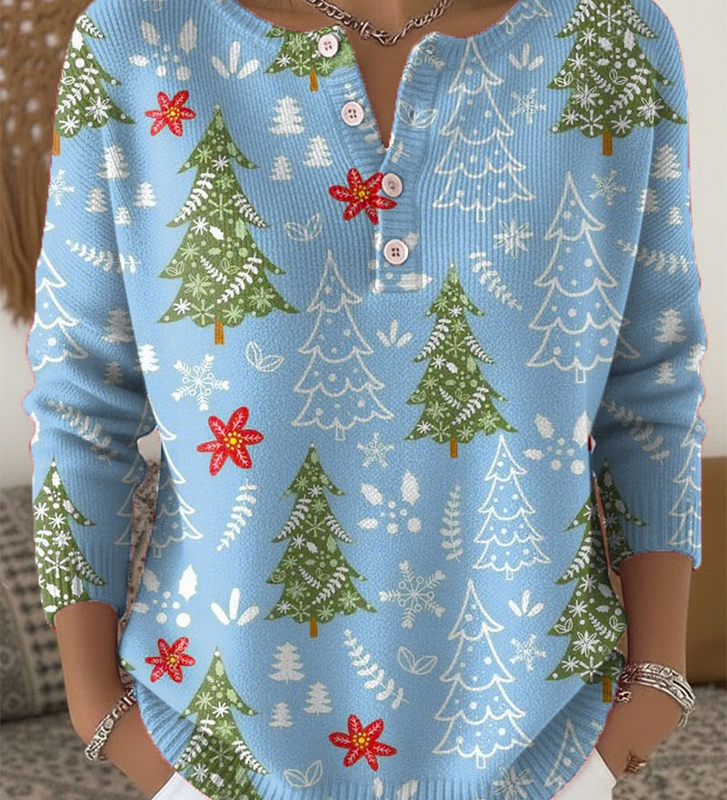 Nocchi™ | Vánoční svetr s knoflíky