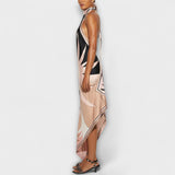 Ivy - Unikátní saténové šaty na ramínka