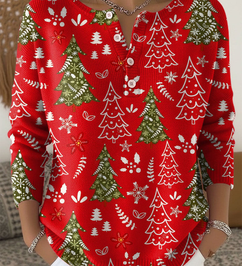 Nocchi™ | Vánoční svetr s knoflíky