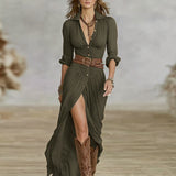 Lunori™ Soléane | Elegantní plisované midi šaty