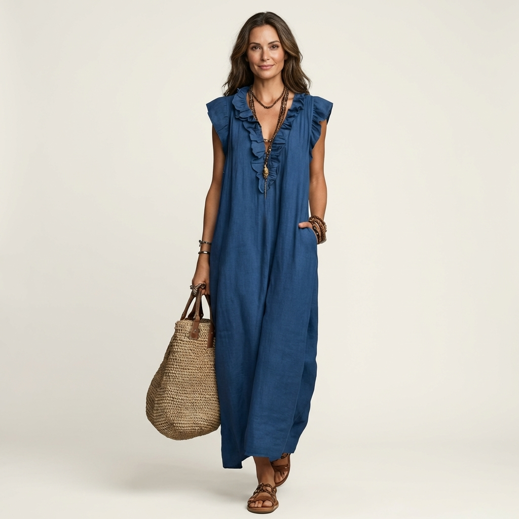 Cordelia maxi dress — colour variation