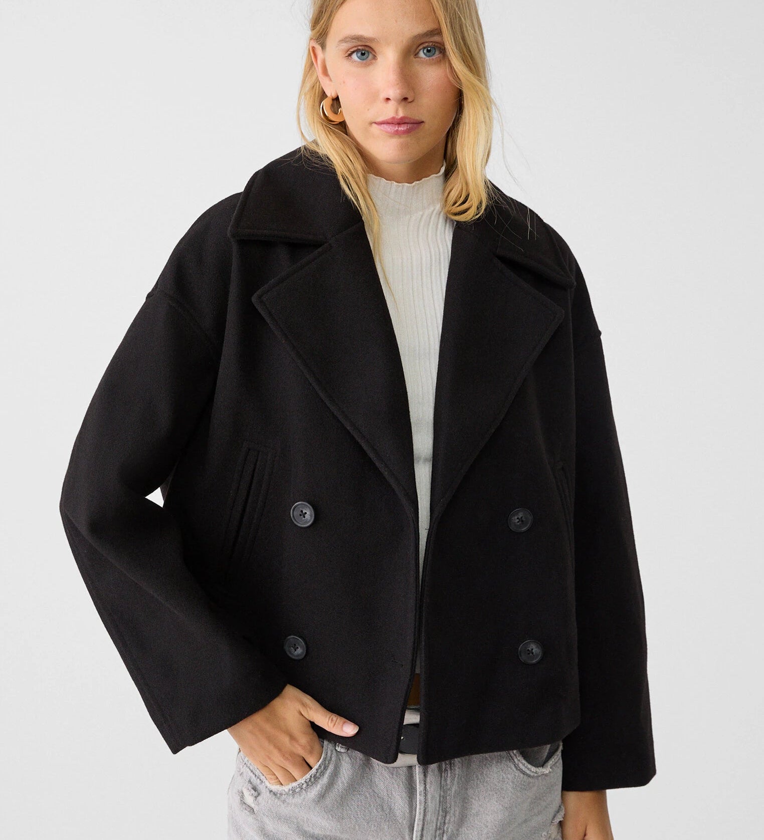 Anna™ Korte dvouřadové sako