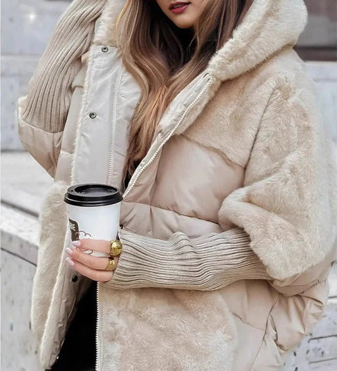 LENA | Stylová péřová bunda s kapucí