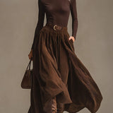 Lunori™ | Sada dvou kusů Aveline (rolák & maxi sukně)