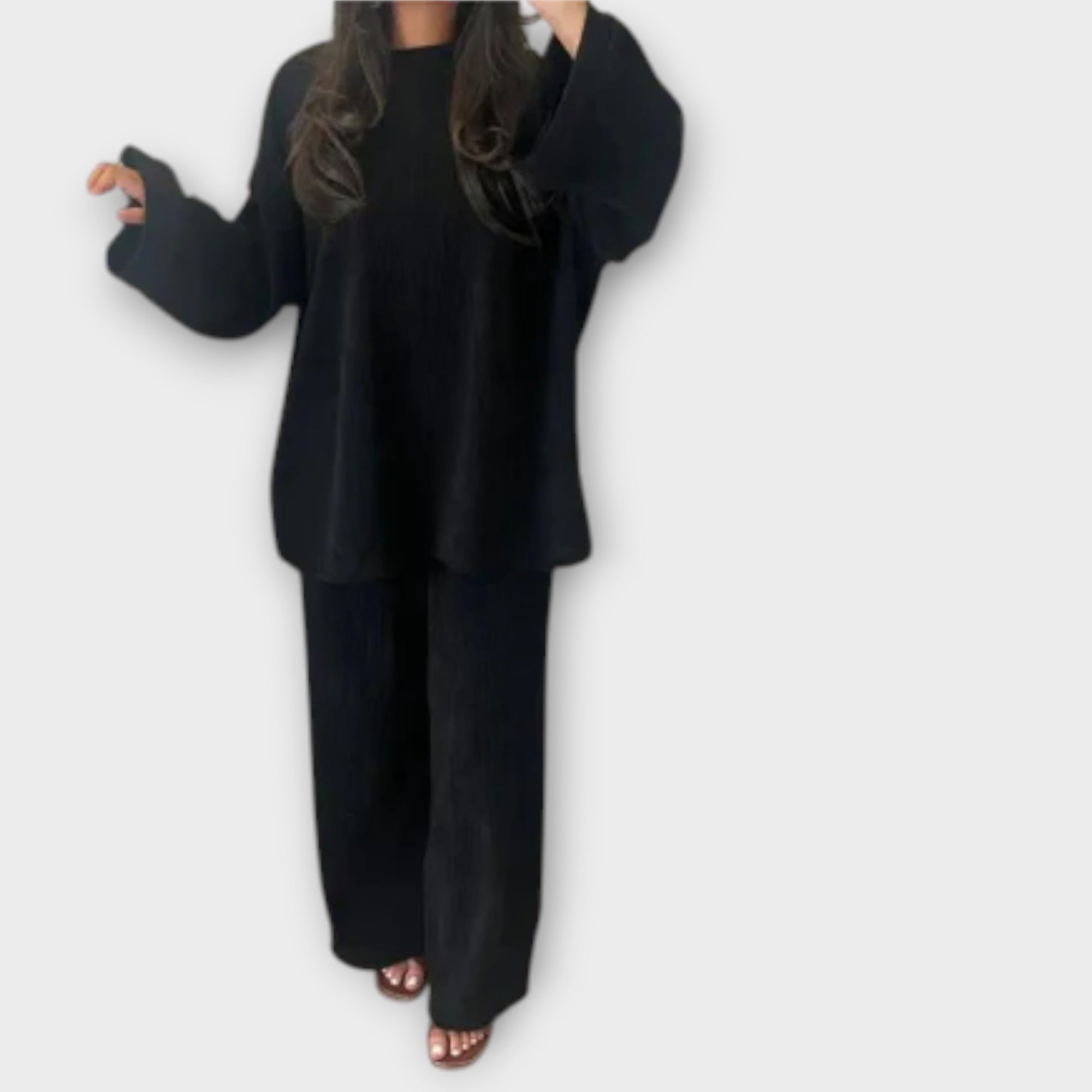 Ingrid - Set pro plnoštíhlé - Žebrovaný styl